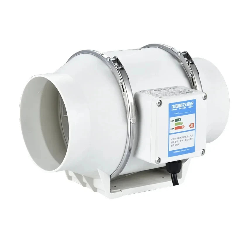 Exhaust Fan Home Mute Inline Duct Fan Bathroom Exhaust Fan Ventilation Equipment Kitchen Bathroom Wall Mounted Air Purifying Ve