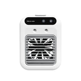 Mini USB Air Conditioner Fan 1800mAh Rechargeable Portable Cooling Fan Humidifier Air Circulator for Home Office