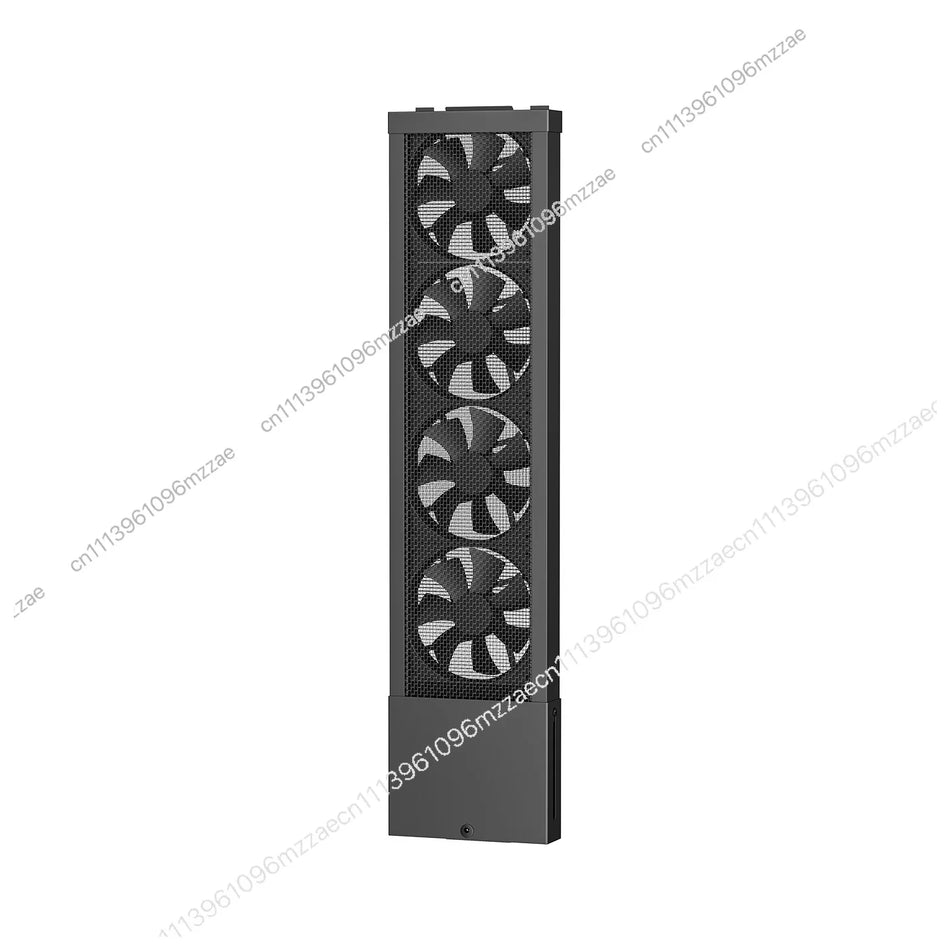 No-punching Window Exhaust Fan Powerful Exhaust Fan Household No-installation Window Ventilation Fan Silent and Retractable