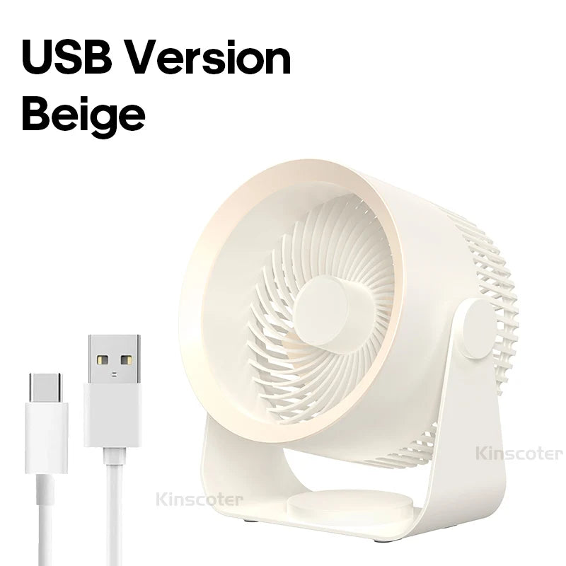 Cordless Electric Fan Portable Cooling
