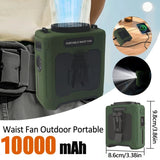 Portable Waist Fan 10000mAh